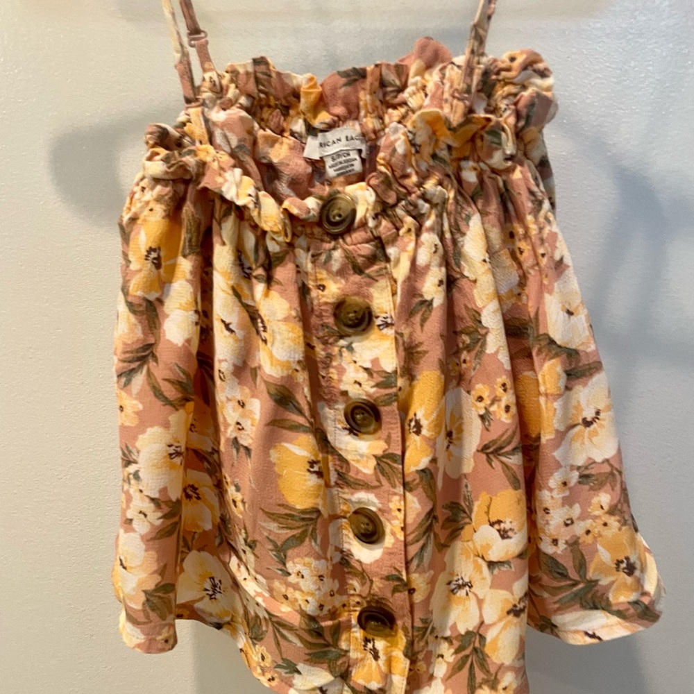 American eagle flowery tank